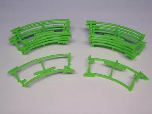 Máquina de bolas de locura motorizada Micro Knex pista curva verde 10 piezas/piezas - Imagen 1 de 2