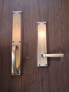 Aurick 5002 Dummy Entrance Door Set LH in Antique Brass - Picture 1 of 2