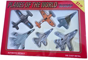 6 Planes of the World Collectable Series (Diecast) Item 94008 Woolworth Vintage - Picture 1 of 14