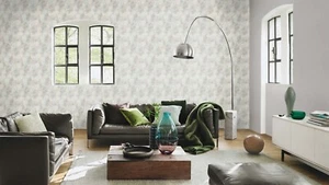 Rasch non-woven wallpaper 746426 grey white metallic Indian paisley (4,09£/1qm) - Picture 1 of 4