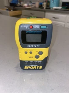 Vintage Sony Walkman Sports FM/AM Radio gelb SRF-M70 funktioniert! - Bild 1 von 3