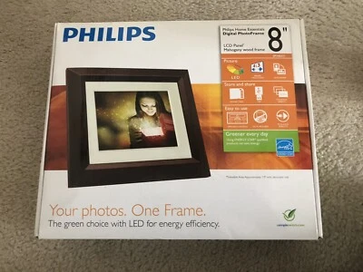 Philips DIGITAL REMOTE PHOTO FRAME 8” LED New In Box Free Shipping 800x600 - Image 1 of 4