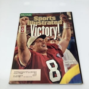 Steve Young Super Bowl Sports Illustrated Magazine, February 6, 1995 49ers - Picture 1 of 2
