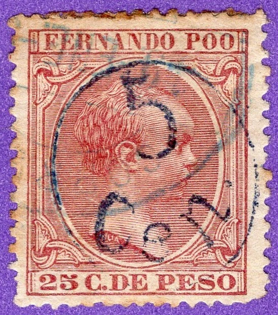 ESPAÑA FERNANDO CACA, EDIFIL #40 j, USADO Foto 1 de 1