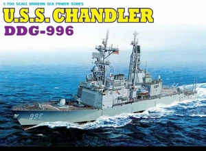 Dragon model 7026 Plastic Model Kits  1/700 U.S.S. Chandler DDG-996 2020 new - Picture 1 of 4