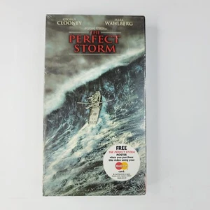 The Perfect Storm Mark Wahlberg Clooney NEW SEALED VHS Warner Brothers 2000 - Picture 1 of 2