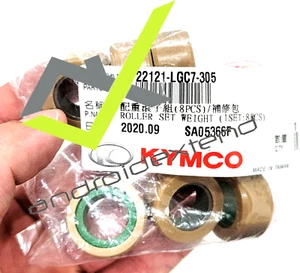 KYMCO MXU450/465 UXV450 MAXXER450i CVT ROLLER WEIGHTS 22121-LGC7-305 - Picture 1 of 12