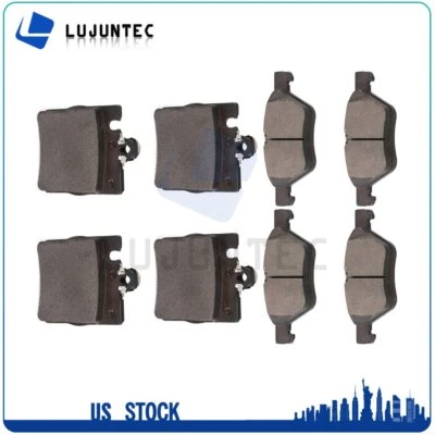 Pastillas de freno delanteras + traseras de cerámica para Mercedes-Benz E320 E430 E300 CLK430 CLK320 Foto 1 de 4