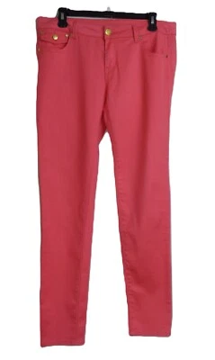 Pantalones de mezclilla ajustados elásticos para dama Arden B Ava rosa mezcla de algodón para mujer talla 12 (33x31) Foto 1 de 4