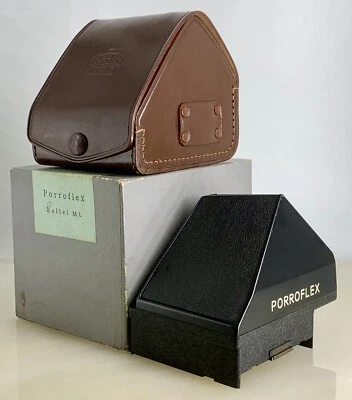 ROLLEIFLEX- NIPPON KOGAKU PORROFLEX VIEWFINDER FOR ROLLEIFLEX CAMERAS+CASE-941 - Image 1 of 4