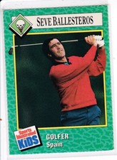 1990 Sports Illustrated Si for Kids golf PGA Seve Ballesteros RC card #155