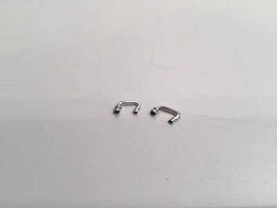 Lot x2 poignée capot miniature 1/18 Solido Citroën traction type 11B 1938 #A32 - Photo 1/4