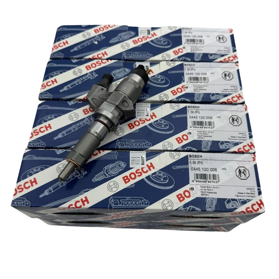 8PCS Fuel Injector 0445120008 OEM For 2001-2004.5 DURAMAX Chevy LB7 GMC 6.6L Foto 1 de 4