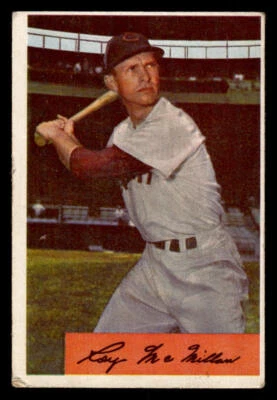 1954 Bowman #12a Roy McMillan Card Cincinnati Redlegs - Image 1 of 2
