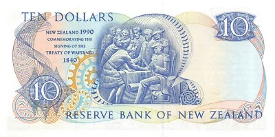 New Zealand  $10 1990  Commemorative  P 176 Series BBB Uncirculated Banknote SF3 - Image 1 of 2