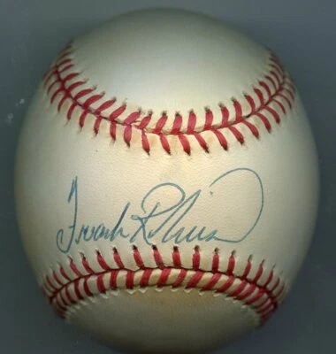 FRANK ROBINSON Signed Baseball 1961 Reds 1966 Orioles HOF  PSA/DNA Authenticated - Image 1 of 2