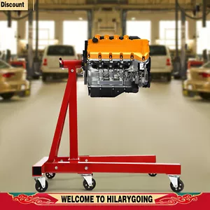 Soporte de motor plegable 2000 libras soporte de bloque de motor de vehículo cabezal de 360 grados - Imagen 1 de 31