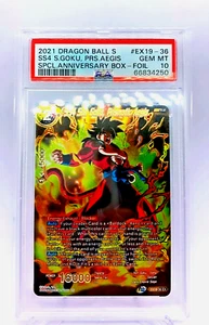 DBS Super Saiyan 4 "SON GOKU" Special Anniversary EX19-36 PSA 10  - Picture 1 of 3