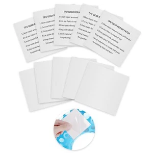 5 Pieces Self-Adhesive TPU Pool Patch Repair Kit Vinyl Inflatable Pool Patche... - Picture 1 of 6