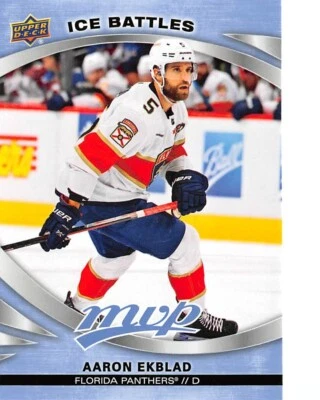 2023-24 Upper Deck MVP Ice Battles #202 Aaron Ekblad SP - Image 1 of 2