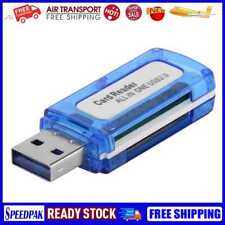 4 in 1 Memory Card Reader USB 2.0 All in One Cardreader for Micro SD TF M2