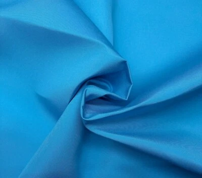 OUTDURA CANVAS CYAN BLUE OUTDOOR INDOOR MULTIUSE FABRIC BY YARD 54"W - Image 1 of 3