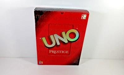 Uno Prestige Card Game Mattel 2002 Collector's Edition - Image 1 of 4