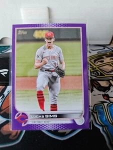 2022 Topps Update Purple Meijer #US161 Lucas Sims Cincinnati Reds - Picture 1 of 1