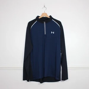 Under Armor blau-schwarzes 2XL Long SLeeve Shirt (kleiner Defekt hinter dem Arm) - Bild 1 von 10