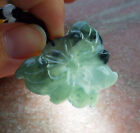 Certified Green Burma Natural 100% A Jade Jadeite Pendant Butterfly 413543