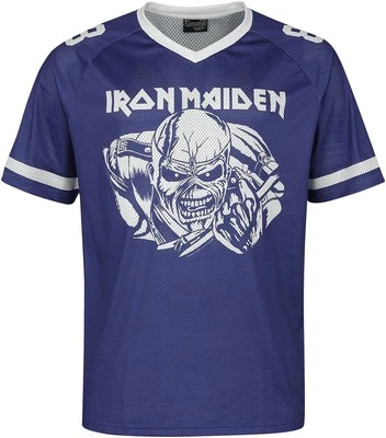 Camiseta Iron Maiden The Trooper banda de metal pesado para hombre fútbol fútbol malla Foto 1 de 4