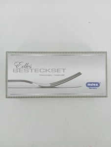MULEX Besteck Set 24 Teile Edelstahl Silber Elegant für Alltag - Bild 1 von 3