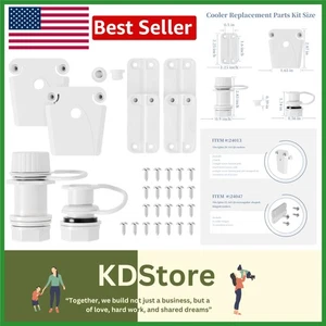 Iglu Kühler Ersatzteile Kit - robuste Scharniere, Riegel & Abflüsse - Bild 1 von 8