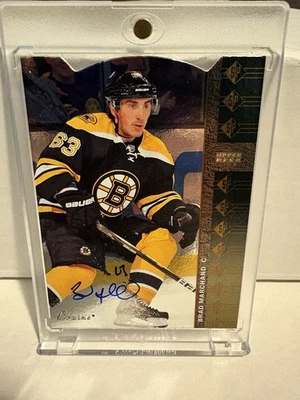2012-13 SP Authentic Brad Marchand Retro Die-Cut Auto - Image 1 of 2