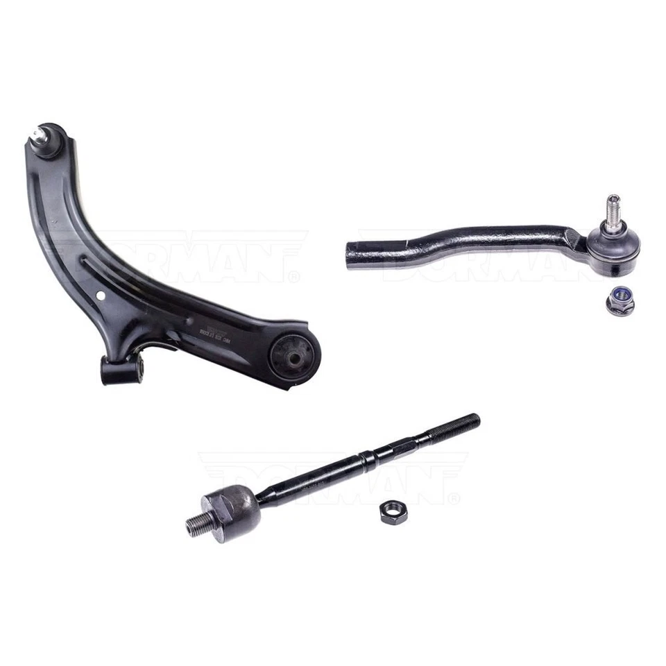 For Nissan Versa 12 Control Arm with Ball Joint and Tie Rod End Kit Mas Front Foto 1 de 1