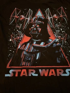 Vintage Star Wars Darth Vader T Shirt Black George Lucus - Picture 1 of 9