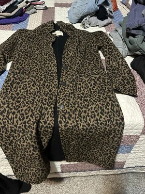 TOPSHOP CHEETHA LEOPARD 外套 6 码 — 第 1/4 张图片