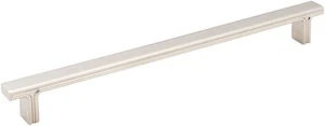 Jeffrey Alexander 867-228 Nickel Anwick 9" Center To Center Bar Cabinet Pull - Picture 1 of 9