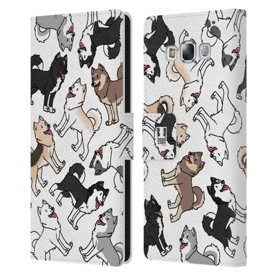 HEAD CASE DESIGNS DOG BREED PATTERNS LEATHER BOOK CASE FOR SAMSUNG PHONES 3 - Image 1 of 4