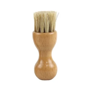 Cepillo de zapatos de 1 pieza cepillos de mango de madera para hombres mujeres zapateros - Imagen 1 de 12