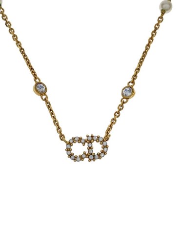 Collana Christian Dior donna con top dorato N1033CDLCY_D301 usata