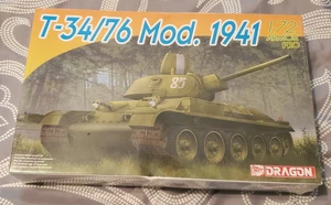 DRAGON 7262 T-34/76 MOD. 1941 CAST TURRET TANK Brand new sealed - Picture 1 of 3