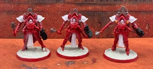 3x PARAGON WARSUITS BUILT BOLTERS Adepta Sororitas Sisters of Battle 40K - Picture 1 of 7