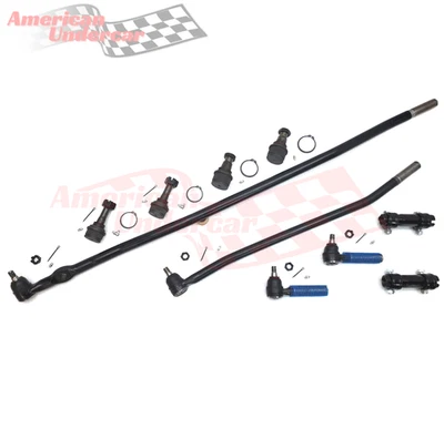1992 - 1997 Ford F350 4x4 XRF Ball Joint Tie Rod Drag Link Sleeve Steering Kit - Image 1 of 4