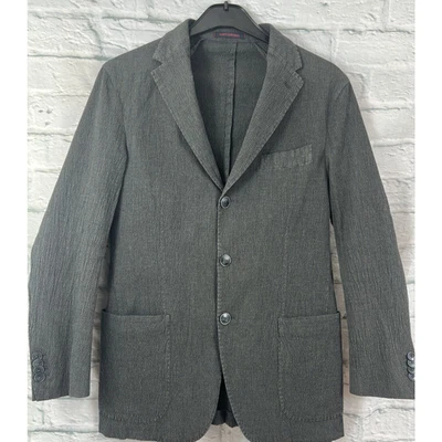 Blazer The GiGi Traje Chaqueta Don't Look Back Gris Oscuro Talla S M 38" Pecho 3 Botones Foto 1 de 4