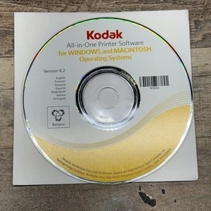 Kodak All-in-One Printer Software CD Version 4.2 Windows Mac Bonjour 1K5804 2009 - Photo 1/5