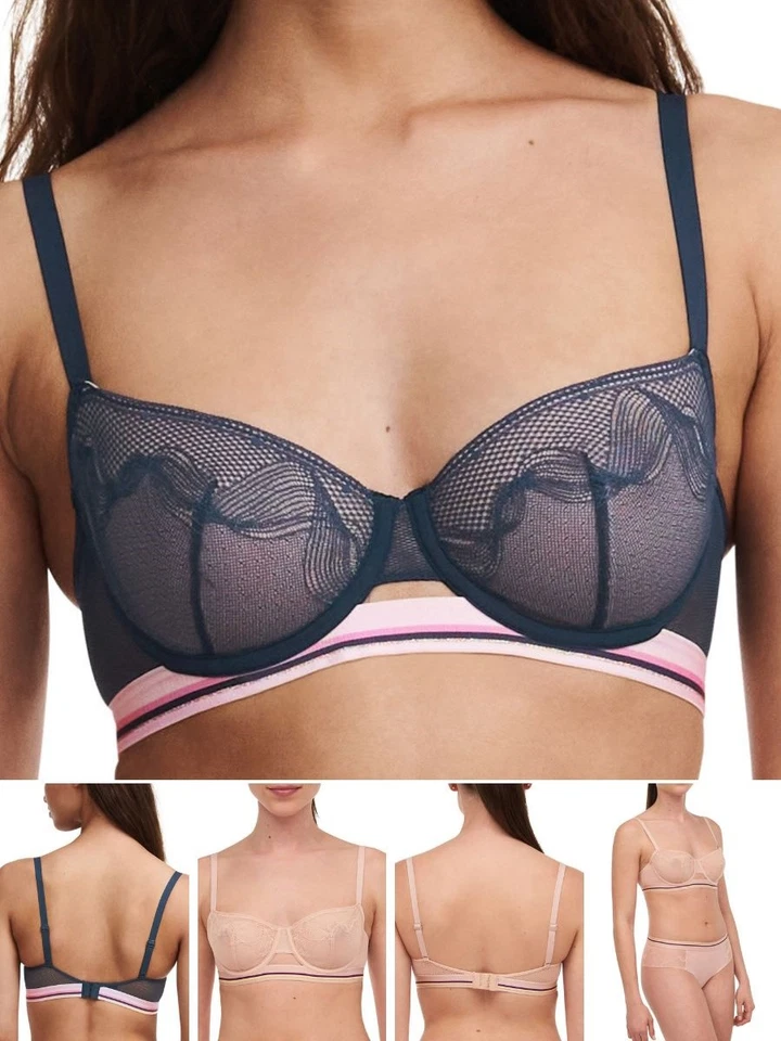 Sujetador Paola Passionata by Chantelle con aros media taza lencería sin relleno Foto 1 de 1