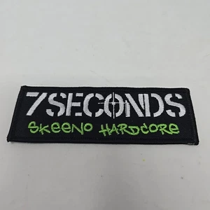 7 Seconds Band Skeeno Hardcore Embroidered Patch 4.5" x 1.5" - Picture 1 of 4