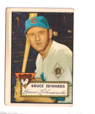 1952 Topps Baseball Card #224 Bruce Edwards Nice!  see scan - Image 1 of 2