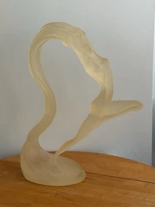 Vintage Akt Dame Mirage Bohemia New York Acryl Plexiglas Skulptur 23 Zoll groß - Bild 1 von 10